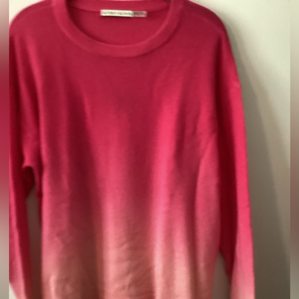 Alice and Olivia cashmere hot pink sweater